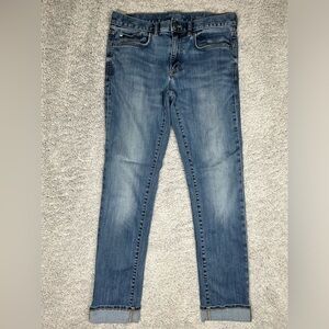 Banana Republic Blue Slim Straight Denim
